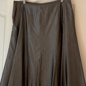 Silk Pleated Skirt